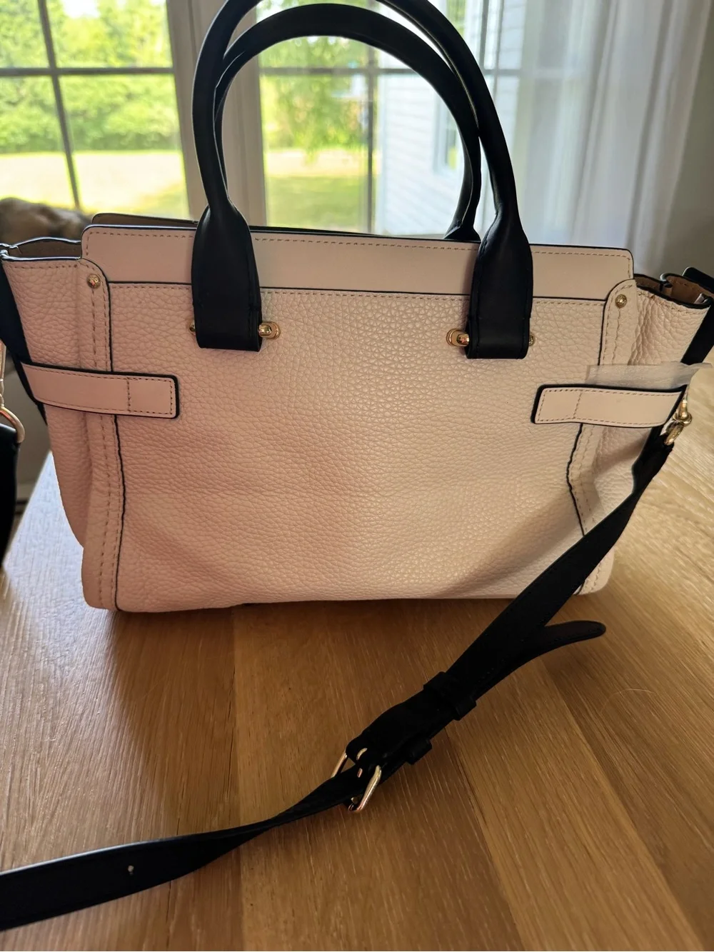 Coach structured satchel